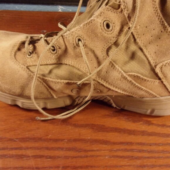 REEBOK SIZE 11.5M RB 8822 TAN DESERT MILITARY COMBAT BOOTS SI 708 - Picture 8 of 11